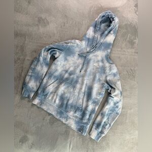 American Eagle Blue Tie-Dye Hoodie